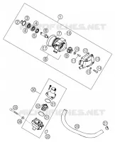 POMPE A EAU pour KTM 640 LC4 ADVENTURE de 2003