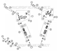 SOUPAPES pour KTM 640 LC4 ADVENTURE de 2003