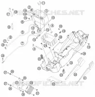 BATTERIE pour KTM 990 SUPERMOTO T WHITE ABS de 2012