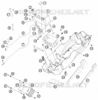 BATTERIE pour KTM 990 SUPERMOTO T WHITE ABS de 2012