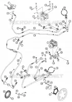 SYSTEME DE FREIN ABS pour KTM 990 SUPERMOTO T WHITE ABS de 2012