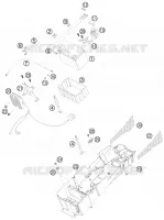 BATTERIE pour KTM 990 SUPERMOTO T ORANGE de 2010