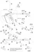 POMPE A HUILE pour KTM 990 SUPERMOTO T ORANGE de 2010