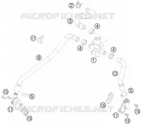SECONDARY AIR SYSTEM SAS pour KTM 990 SUPERMOTO T ORANGE de 2010