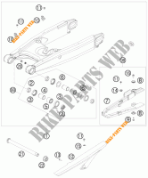 BRAS OSCILLANT  pour KTM 990 SUPERMOTO T LIMITED EDITION de 2010