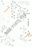 FOURCHE / T DE FOURCHE pour KTM 990 SUPERMOTO T LIMITED EDITION de 2010