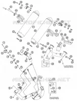ECHAPPEMENT pour KTM 990 SUPERMOTO R ABS de 2013