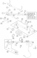 MECANISME DE SELECTION DE VITESSES pour KTM 990 SUPERMOTO R ABS de 2013