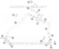 SECONDARY AIR SYSTEM SAS pour KTM 990 SUPERMOTO R ABS de 2013
