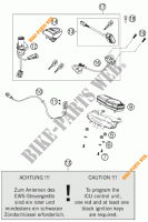 CONTACTEUR A CLE pour KTM 990 SUPERMOTO R de 2009