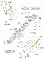 CULASSE AVANT pour KTM 990 SUPERMOTO R de 2009