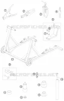 OUTILLAGE SPECIFIQUE pour KTM 990 SUPERMOTO ORANGE de 2008