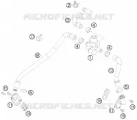SECONDARY AIR SYSTEM SAS pour KTM 990 SUPERMOTO ORANGE de 2008