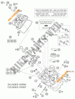 CULASSE AVANT pour KTM 950 SUPERMOTO R de 2008