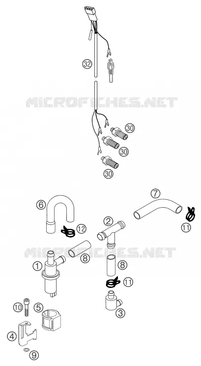 ELECTRONIC POWER CONTROL EPC KTM MOTO 640 2003 SUPERMOTO  640 LC4 SUPERMOTO BLACK