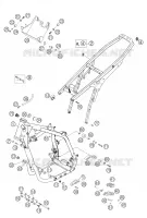 CADRE pour KTM 625 SMC de 2004