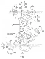 CULASSE pour KTM 625 SMC de 2004