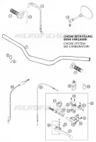 GUIDON / COMMANDES pour KTM 625 SMC de 2004
