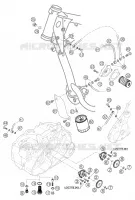 POMPE A HUILE pour KTM 625 SMC de 2004