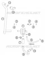 SECONDARY AIR SYSTEM SAS pour KTM 625 SMC de 2004
