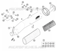 SILENCIEUX D'ECHAPPEMENT pour KTM 625 SMC de 2004
