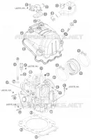 CULASSE pour KTM 690 SUPERMOTO LIMITED EDITION de 2009