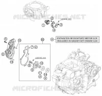 POMPE A EAU pour KTM 690 SUPERMOTO LIMITED EDITION de 2009