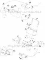 BATTERIE pour KTM 690 SUPERMOTO ORANGE de 2007