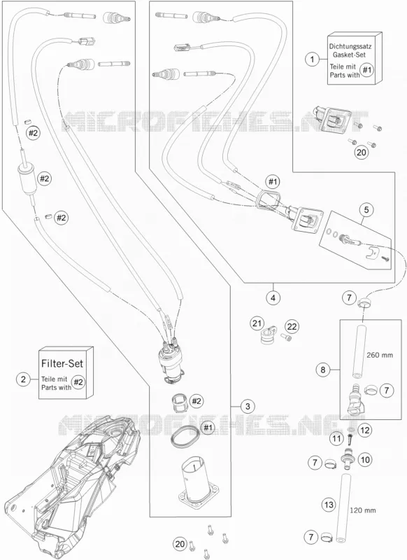POMPE A ESSENCE KTM MOTO 690 2014 SMC  690 SMC R ABS