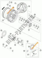 ROUE ARRIERE pour KTM 690 SMC R de 2013