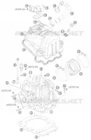 CULASSE pour KTM 690 SMC de 2008