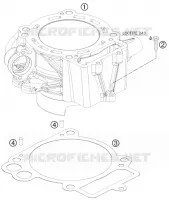CYLINDRE pour KTM 690 SMC de 2008