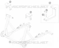 OUTILLAGE SPECIFIQUE pour KTM 690 SMC de 2008