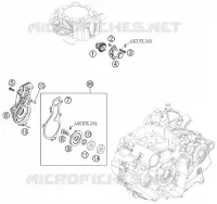 POMPE A EAU pour KTM 690 SMC de 2008