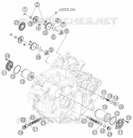 POMPE A HUILE pour KTM 690 SMC de 2008