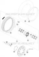 ROUE AVANT pour KTM 690 SMC de 2008