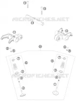 SOUPAPES pour KTM 690 SMC de 2008