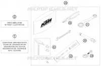 TROUSSE A OUTILS / MANUELS / OPTIONS pour KTM 690 SMC de 2008