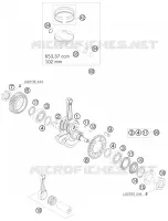 VILEBREQUIN / PISTON pour KTM 690 SMC de 2008