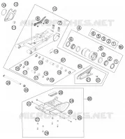 BRAS OSCILLANT  pour KTM 505 SX ATV de 2012