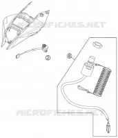CONTACTEUR A CLE pour KTM 505 SX ATV de 2012