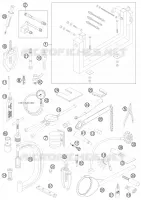 OUTILLAGE SPECIFIQUE (MOTEUR) pour KTM 505 SX ATV de 2012