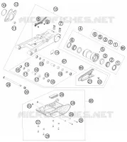 BRAS OSCILLANT  pour KTM 505 SX ATV de 2010