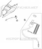 CONTACTEUR A CLE pour KTM 505 SX ATV de 2010