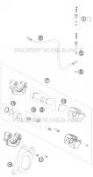 ETRIER DE FREIN AR pour KTM 505 SX ATV de 2010