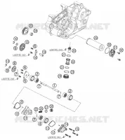 POMPE A HUILE pour KTM 505 SX ATV de 2010