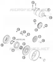DEMARREUR ELECTRIQUE pour KTM 450 SX ATV de 2009