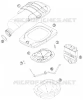FILTRE A AIR pour KTM 450 SX ATV de 2009