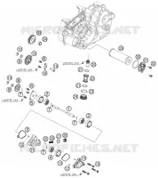 POMPE A HUILE pour KTM 450 SX ATV de 2009