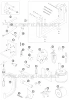 OUTILLAGE SPECIFIQUE (MOTEUR) pour KTM 530 XCR-W de 2008